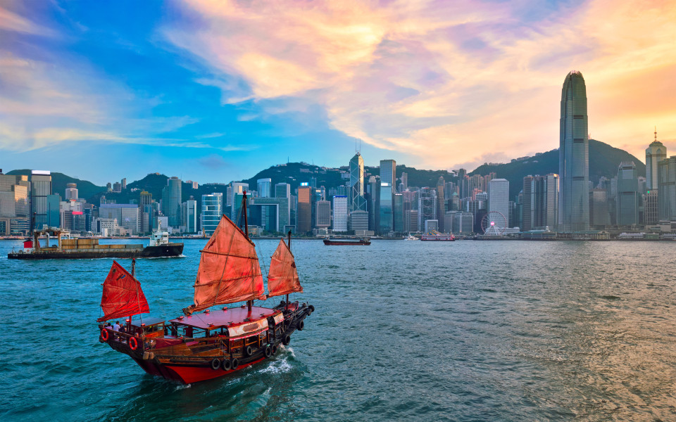 Hafen von Hongkong